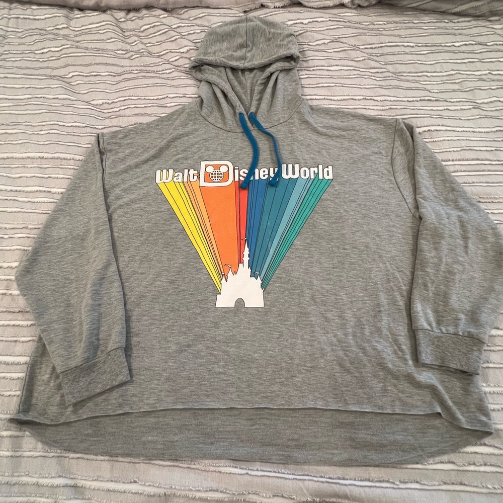 Disney Gray lightweight sweatshirt 1X